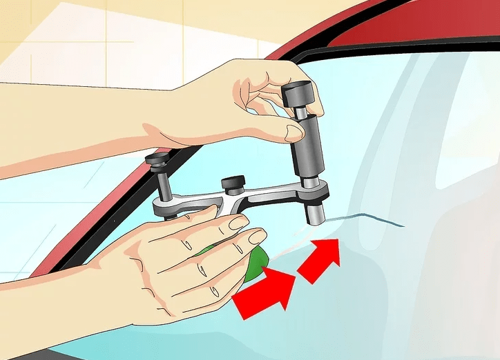 تزریق رزین شیشه خودرو